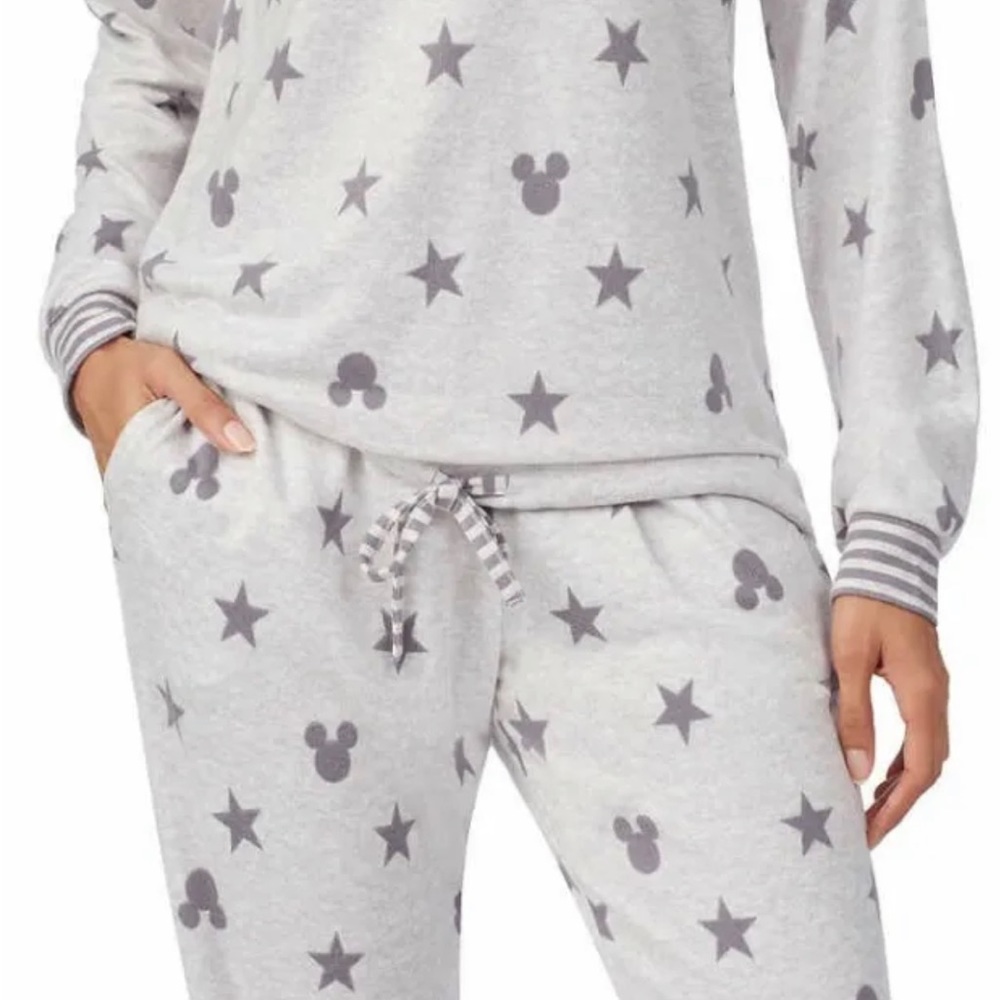 Disney Mickey Mouse Pajamas Women’s  2 piece Set Size Large NEW - Picture 3 of 5
